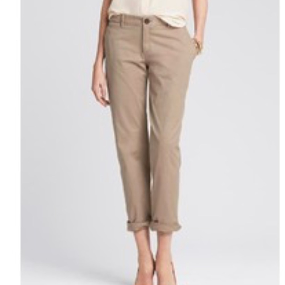 Banana republic roll up city chinos